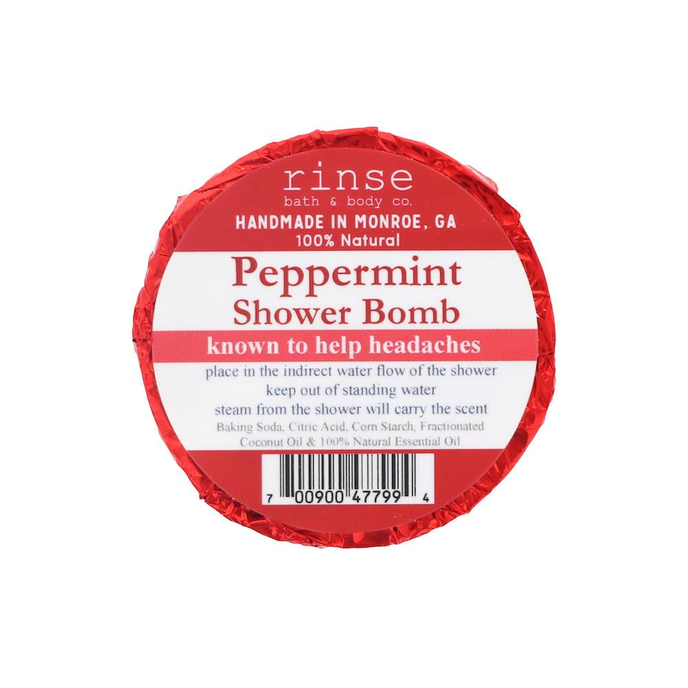 Rinse Peppermint Shower Bomb Allergy Guardian